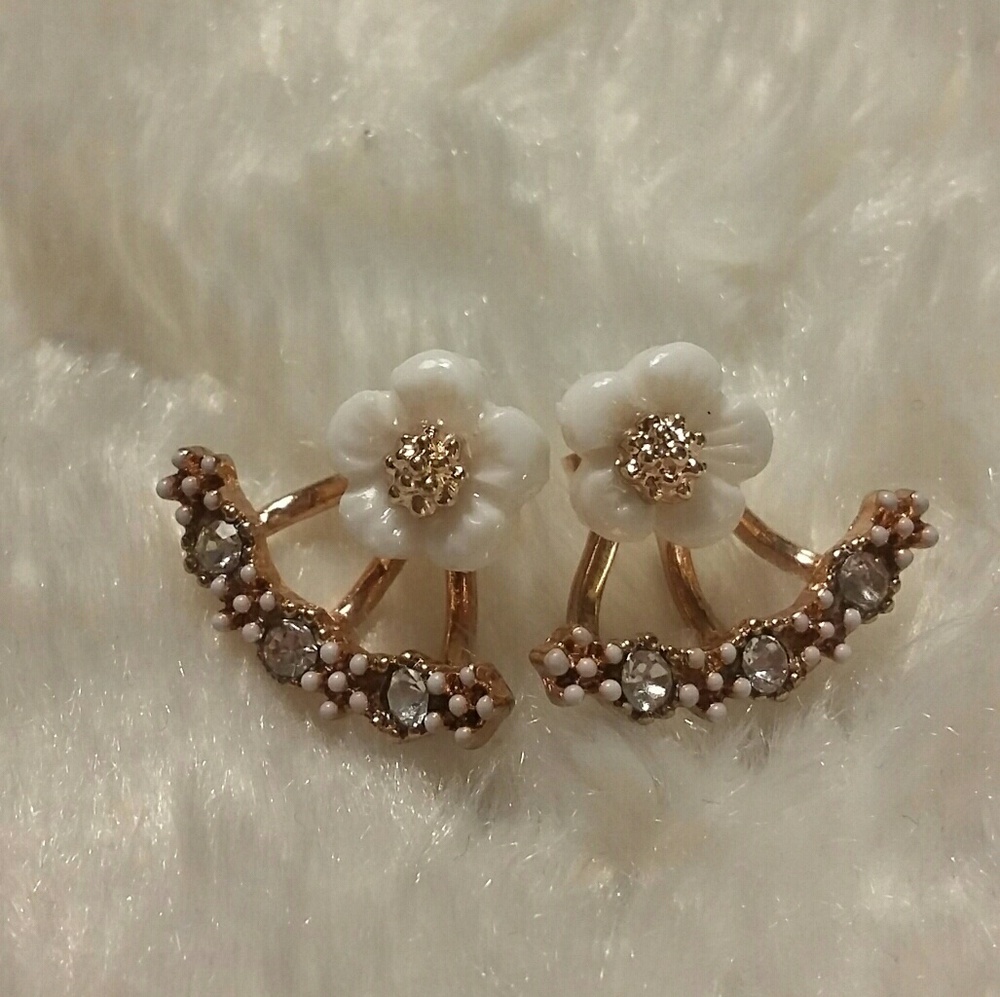 💥LAST ONE💥Rose Gold 925 Ear Jacket - Picture 3 of 5